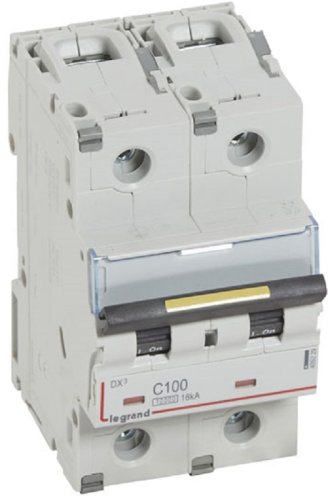 Выключатель автоматический Legrand DX3-E 10000 2п 100А C 16кА картинка